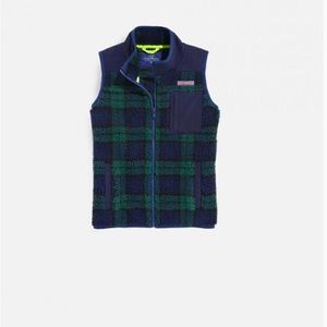 Vineyard Vines Kids' Blackwatch SuperShep Vest Girl’s Size L(14) NWT